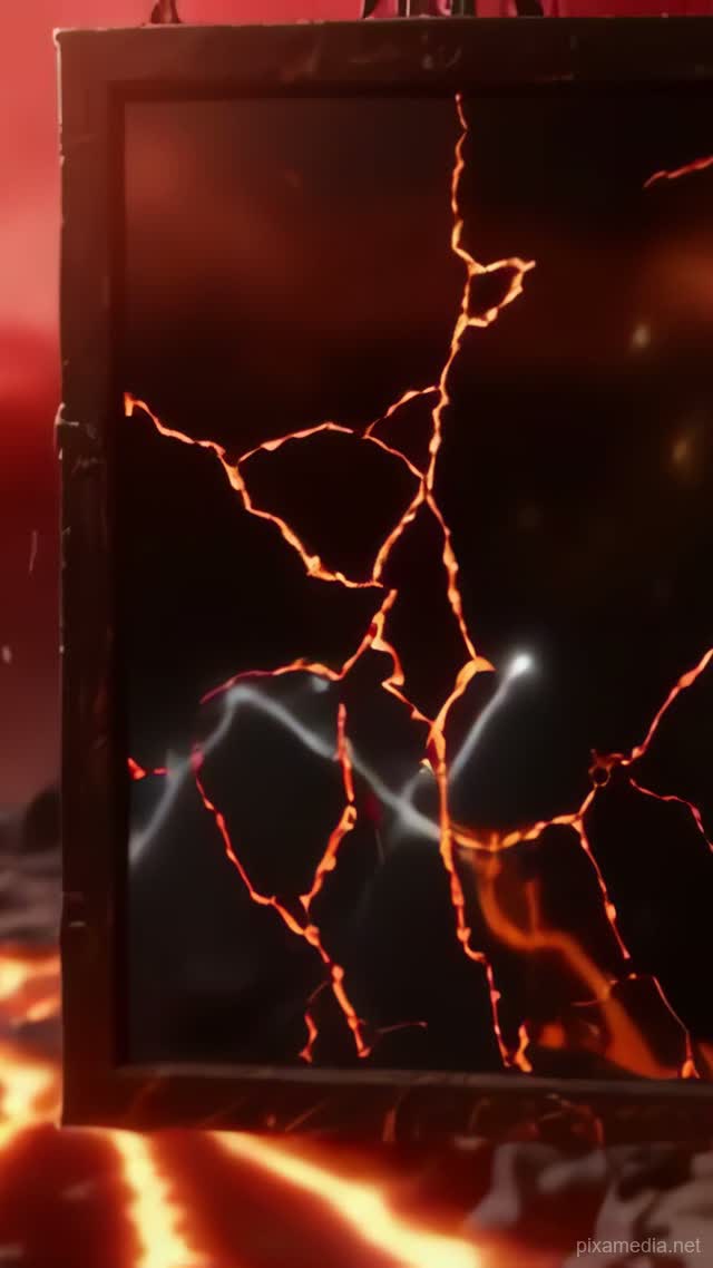 Obsidian Mirror Drinks the Storm - Dark Fantasy AI stock